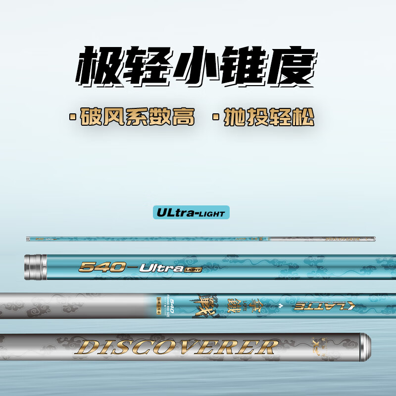 伽玛拿铁战小综合鱼竿手竿4H轻量野钓大物台钓竿碳素28调鲫鱼杆渔具 6.3m 【4H28调性-野钓综合湖库】