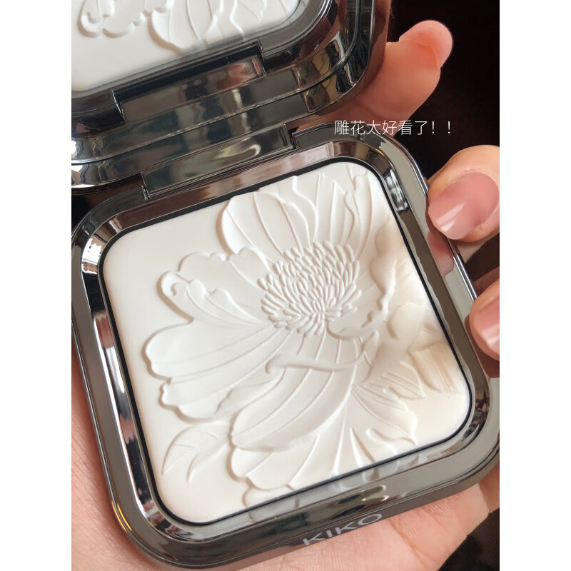 KIKO粉餅 干 干濕兩用防曬定妝蜜粉餅 霧面啞光粉餅 持久補(bǔ)妝 水蓮花 水蓮花蜜粉餅