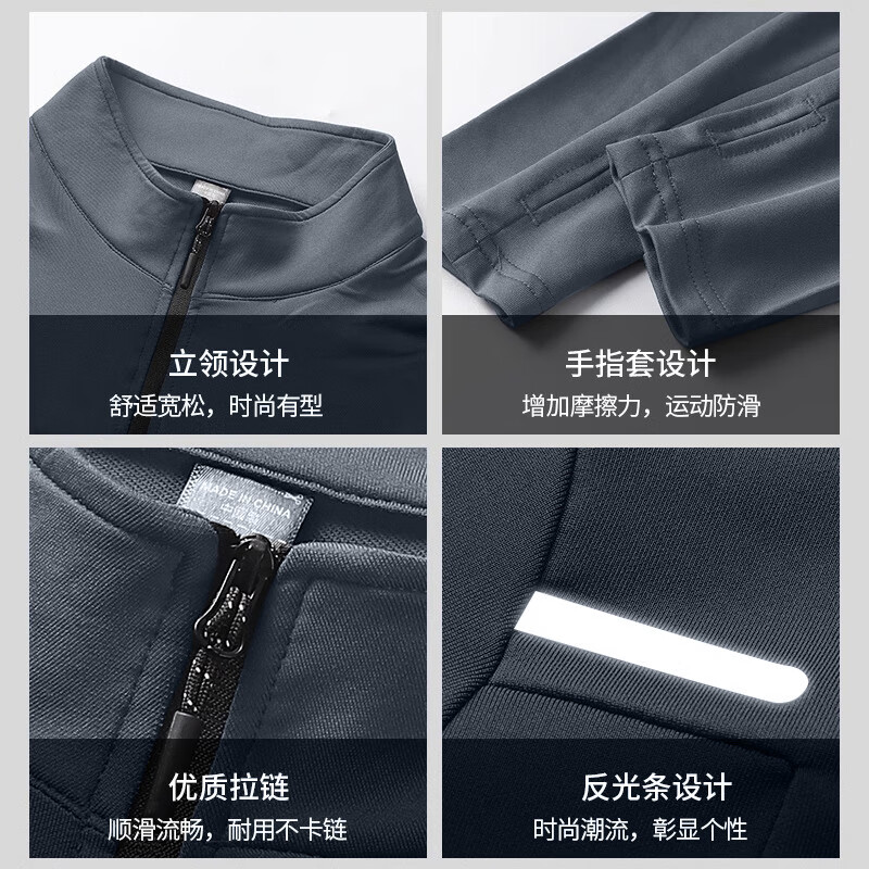 古梵莎骑行服男山地公路自行车套装春秋新款宽松速干运动装备上衣长裤 骑行两件套宽松 速干 M