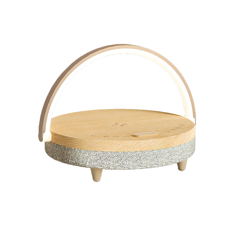 幾光無線充電音樂臺燈藍(lán)牙音箱音響臥室床頭燈家用創(chuàng)意小夜燈男女生日禮物