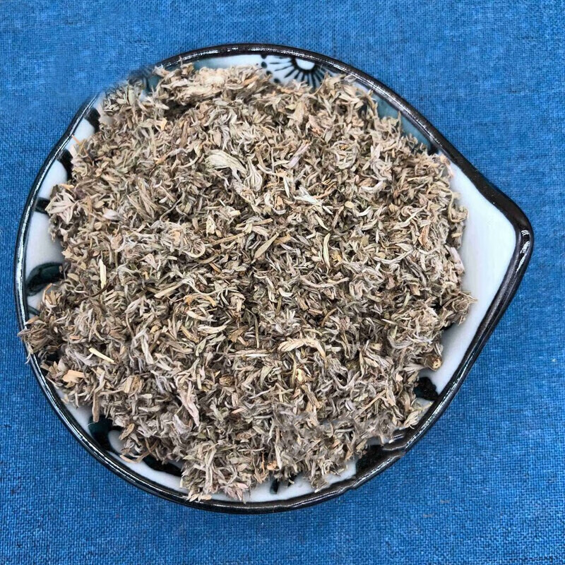 茵陈中药材三月茵陈白蒿绒蒿猴子毛绵陈绵茵陈茶春茵陈 精选无硫棉茵陈1000g