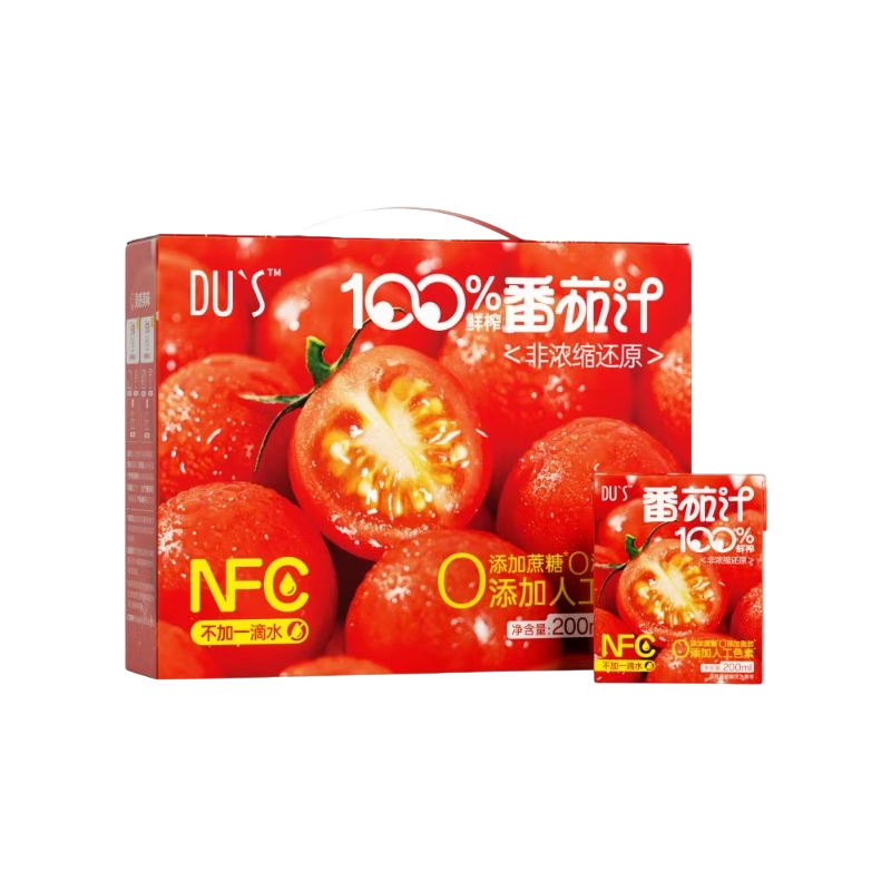 ڣDU'S 100%NFC֭ 200ml*10ƿ װ 19.9Ԫ