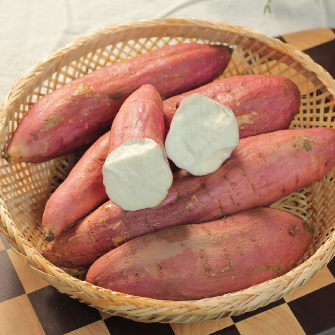 鲁禧山东哈密冰糖薯 白心番薯 软糯香甜 新鲜地瓜 根茎类蔬菜生鲜 【真便宜】精选中果净重4.5斤