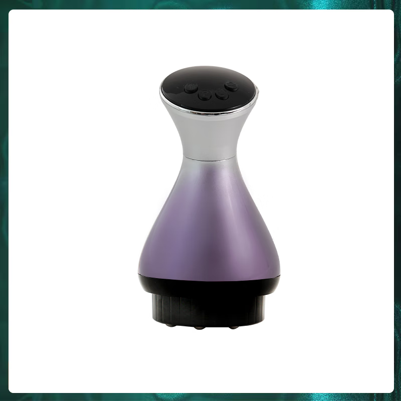 麦尔颜【新品砭石款】麦尔颜电动刮痧拔罐仪红蓝光微电热敷拔罐走罐全身按摩器 整套刮痧仪 +清爽版精油1瓶+清爽版紧致霜1瓶