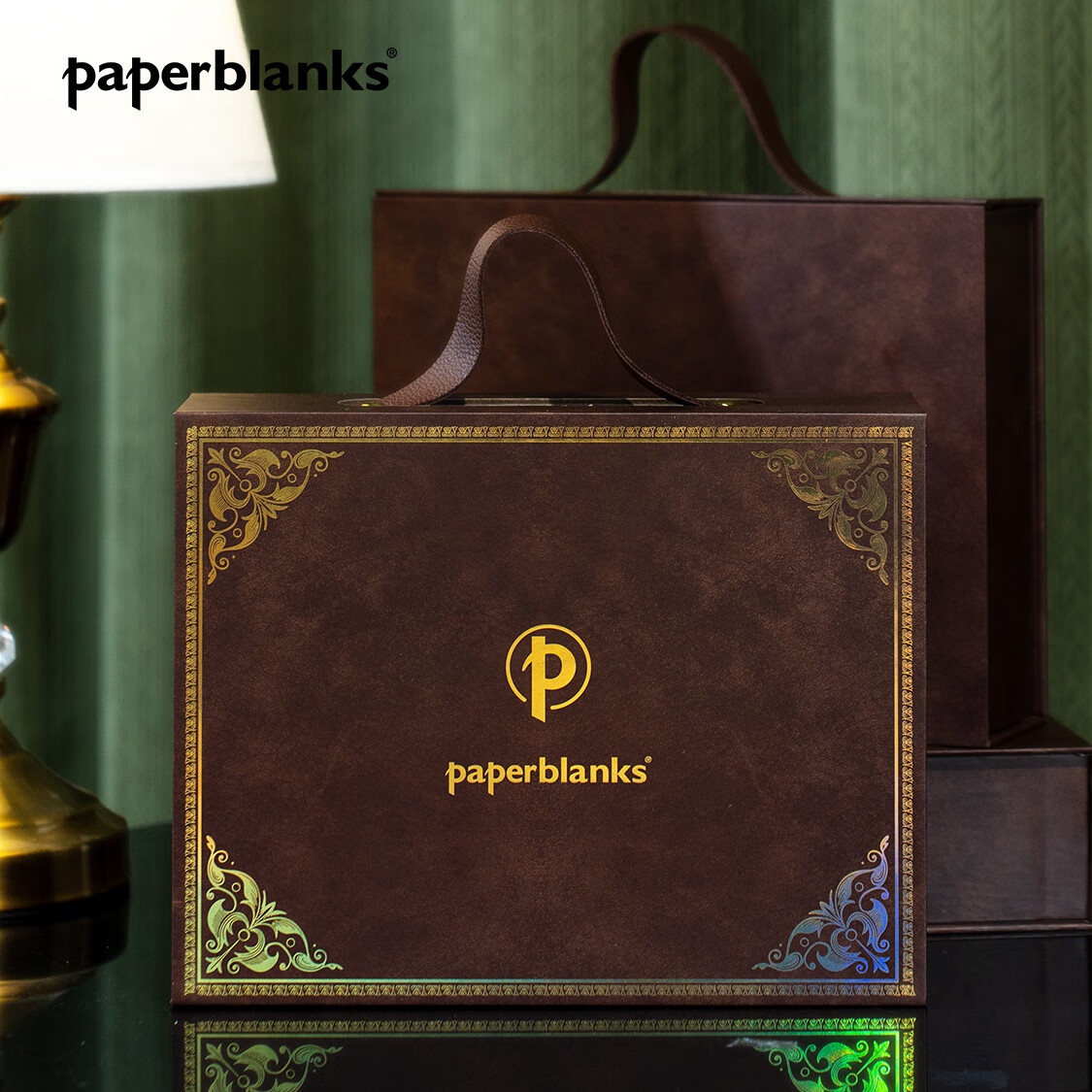 paperblanks佩兰克笔记本本子缤纷诗意创意礼物复古文创品文艺精致高档高颜值手账本日记本子送女朋友生日礼物 古典礼盒(硬壳/中本/横线)
