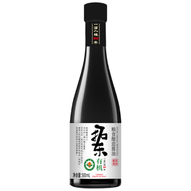 拓东【有机健康】拓东有机特级酱油 0防腐更安心 健康生活吃出来