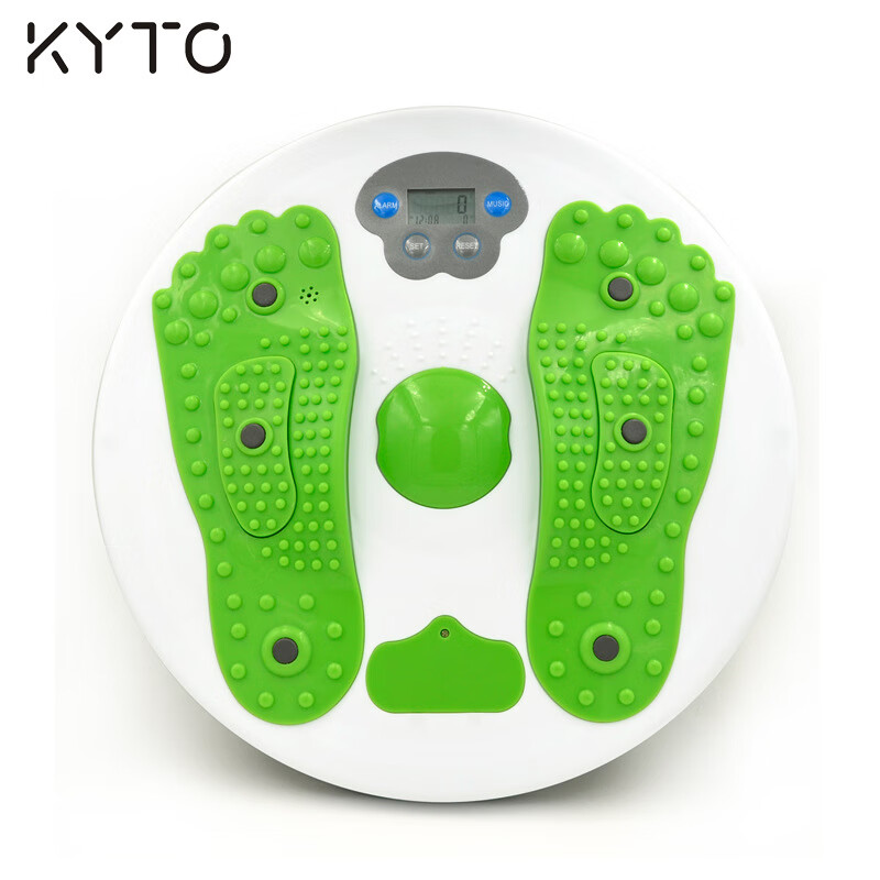 KYTO2235康都健身新品新款網(wǎng)紅卡路里電子音樂按摩健身扭腰盤 綠色