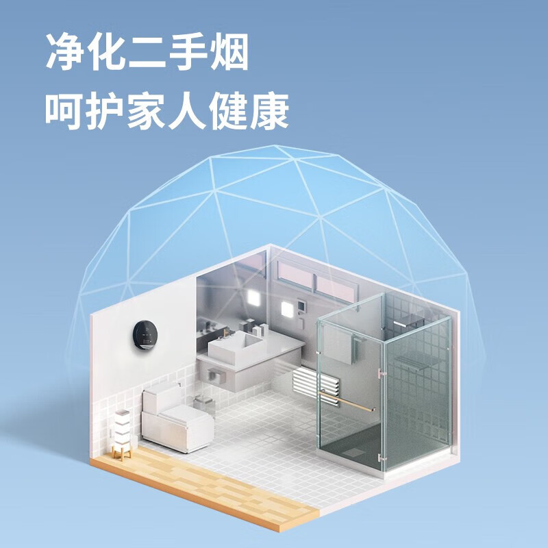 bures百而思空气净化器宠物除臭厕所卫生间除异味去烟味卧室家用除甲醛桌面小型负离子臭氧发生器 【品牌升级新款】除醛祛味+净化香薰