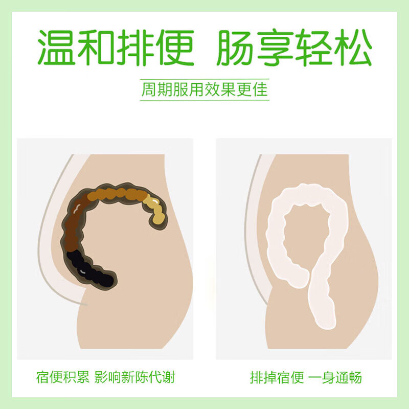 香港直邮英国新来福草本通便丸润肠调理肠胃缓解便秘排毒 新来福草本通便丸一瓶*500粒