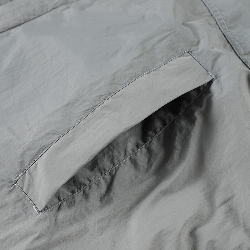 查尔斯桃心 轻薄工装羽绒服男冬季保暖情侣宽松休闲防寒翻领外套潮 灰绿 2XL