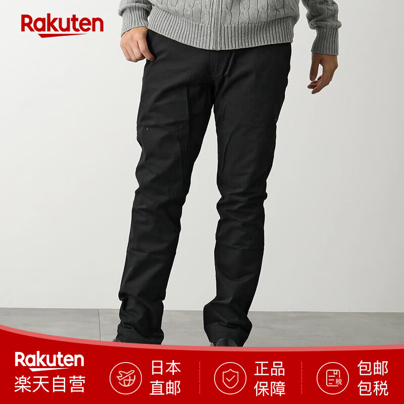 Polo Ralph LaurenPolo Ralph Lauren男士长裤修身直筒弹力裤子710644988 日本直邮 001黑色 28×32