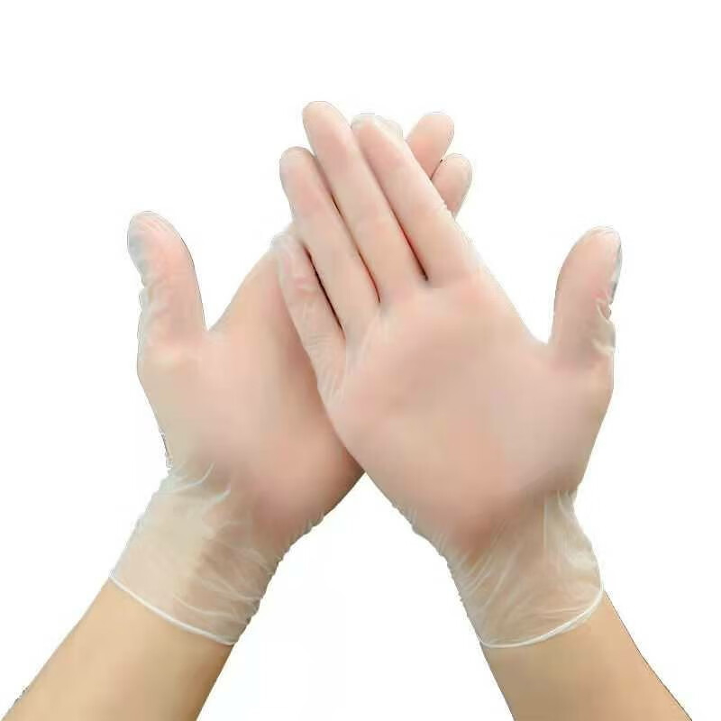 通用按摩手套美容专用加长精油开背一次性乳胶薄款 透明50个袋装 s