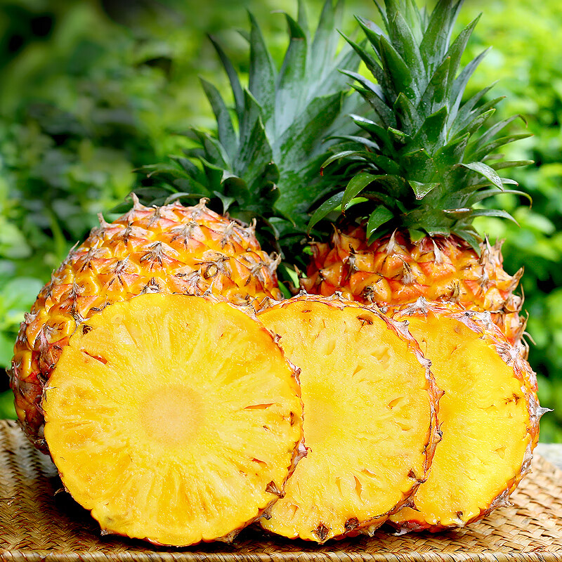 鲜友季海南金钻凤梨新鲜菠萝单果1.3-1.8斤现摘水果生鲜金菠萝 净重4.5-5斤(单果1.3斤起)