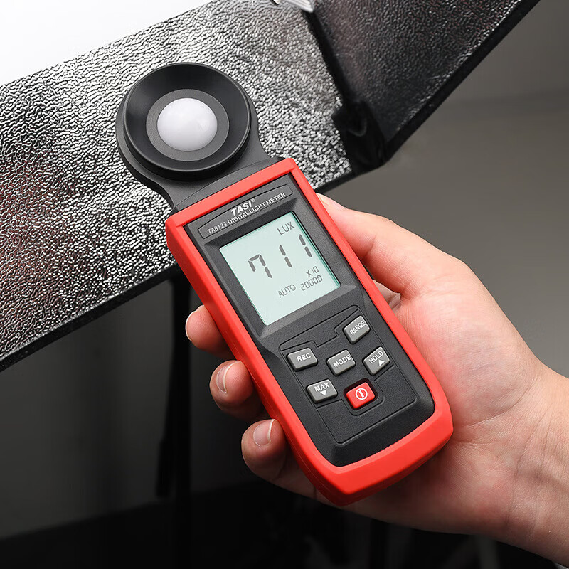 特安斯數字照度計TA8123 測光儀 高精度 照度儀 測光表光度亮度計 TA8123(0.1-20萬(wàn)LUX)