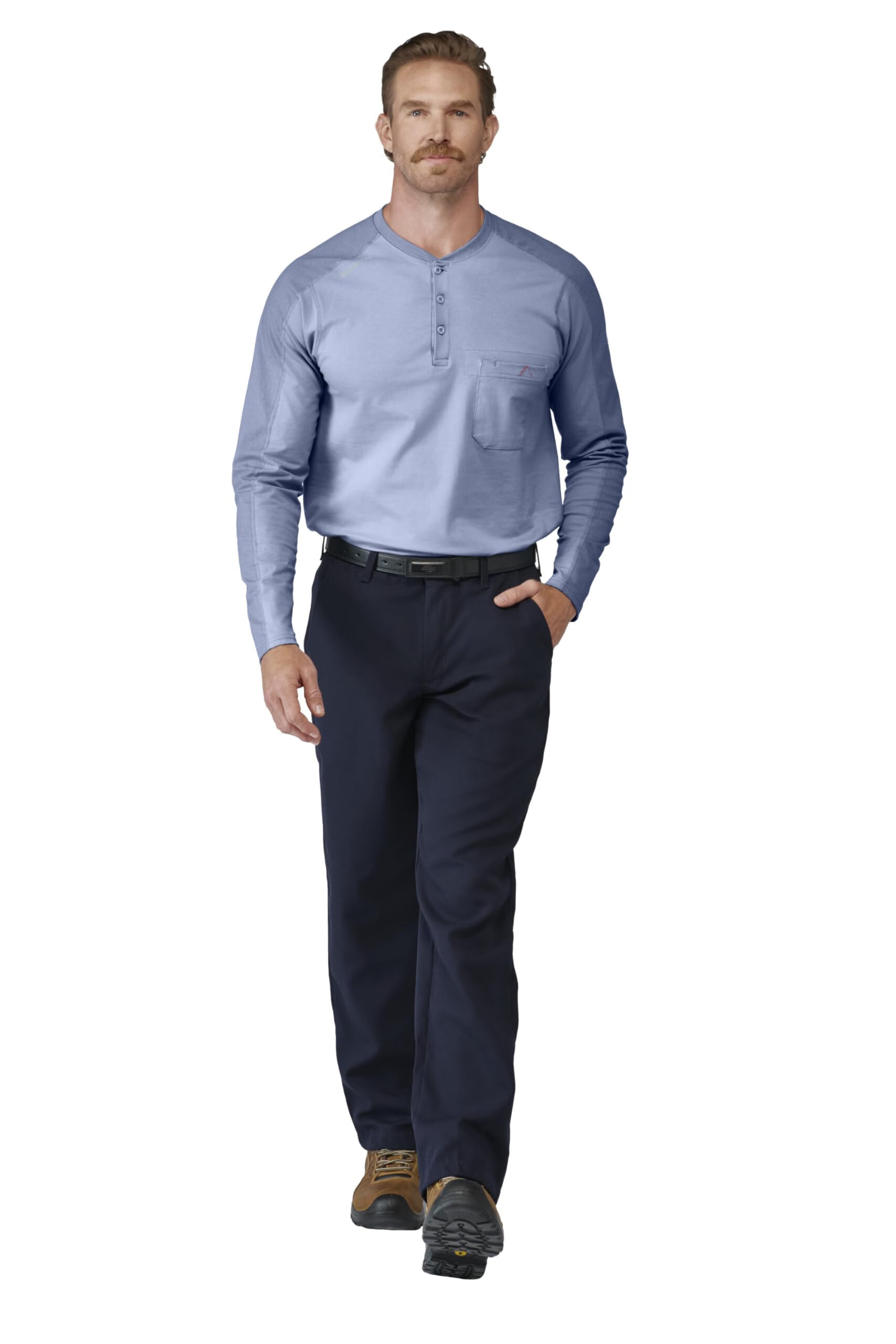 Bulwark 男士 7 盎司酷炫触感 2 FR 工装裤, 30 x 30（宽 x 长） 蓝色 30 x 30（宽 x 长）