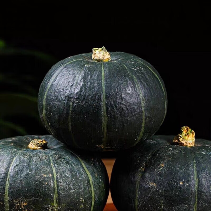 【软糯】正宗贝贝板栗南瓜新鲜直发软糯香甜蔬菜整箱包邮 1g 净重4.6到5斤4-8个精选