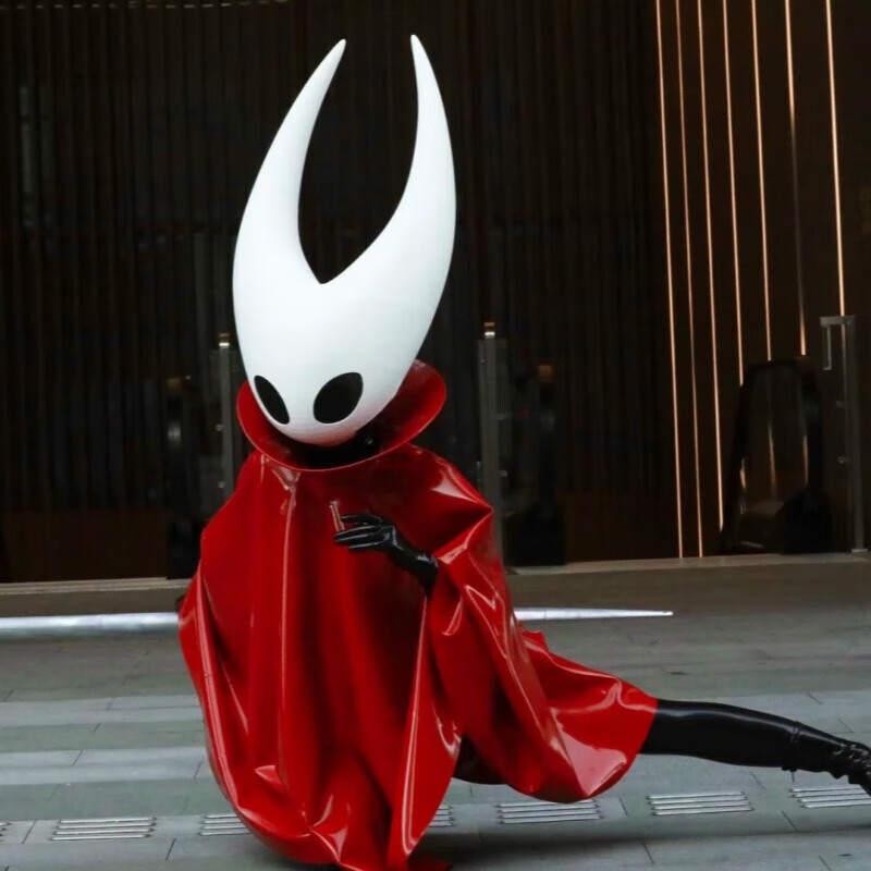 班达熊空洞骑士丝之歌cos服万圣节大黄cosplay动漫游戏角色扮演卡通周边 空洞骑士丝之歌cos服+头套 XS