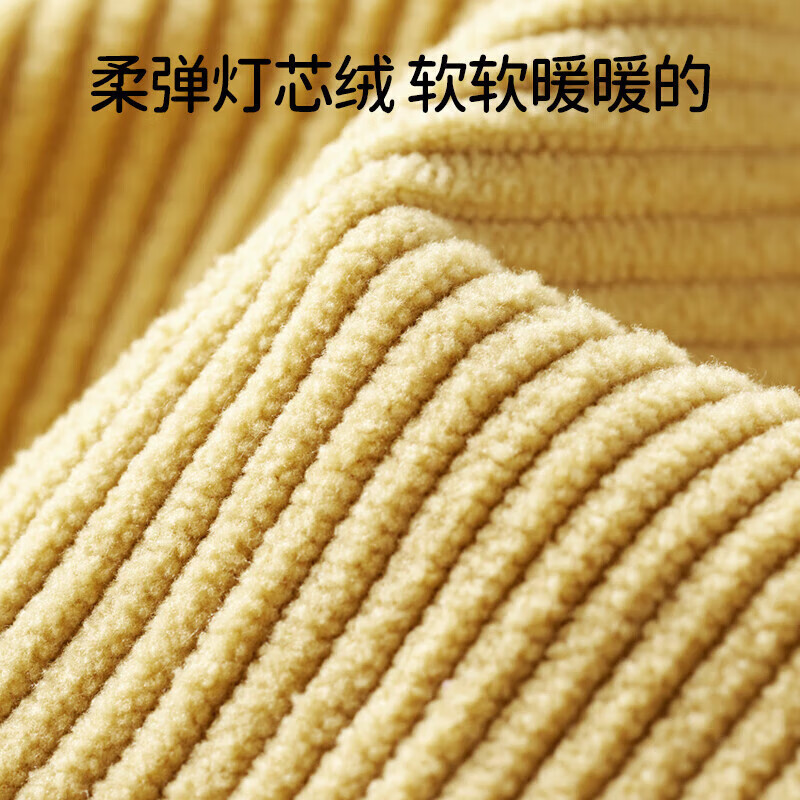 欧孕（OUYUN）儿童罩衣防水防脏幼儿园春夏宝宝吃饭围兜婴儿辅食灯芯绒罩衣 草莓小兔【防水防脏 亲肤保暖】 100【推荐身高100-110cm】