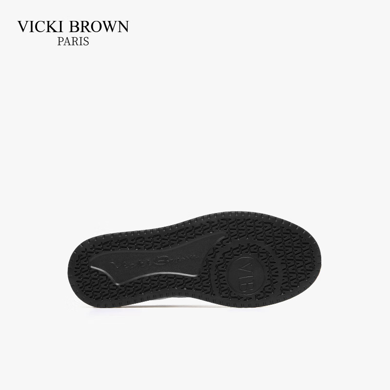 未毕(VICKI BROWN)法国品牌VB男鞋【冠军系列】简约潮流板鞋轻奢刺绣舒适防滑休闲鞋 白金色 42