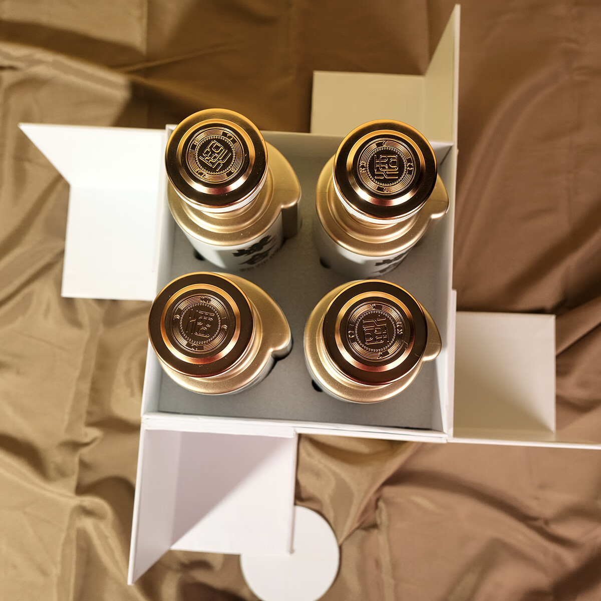 赖师傅嵘合富贵有余酱香型白酒贵州茅台镇纯粮食酒口粮酒礼盒装年货礼物 53度 500mL 4瓶