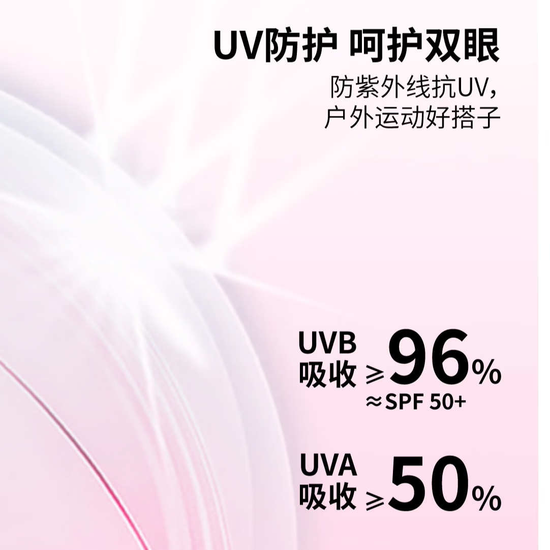 Sweet Color美瞳日抛30片水凝胶透明B12小粉片55%高含水透明近视隐形眼镜 30片 400度