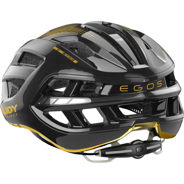 RUDY PROJECT璐迪自行車(chē)頭盔巴林車(chē)隊同系列騎行裝備公路盔山地車(chē)破風(fēng)半盔EGOS 光澤黑金（中國限定款 M