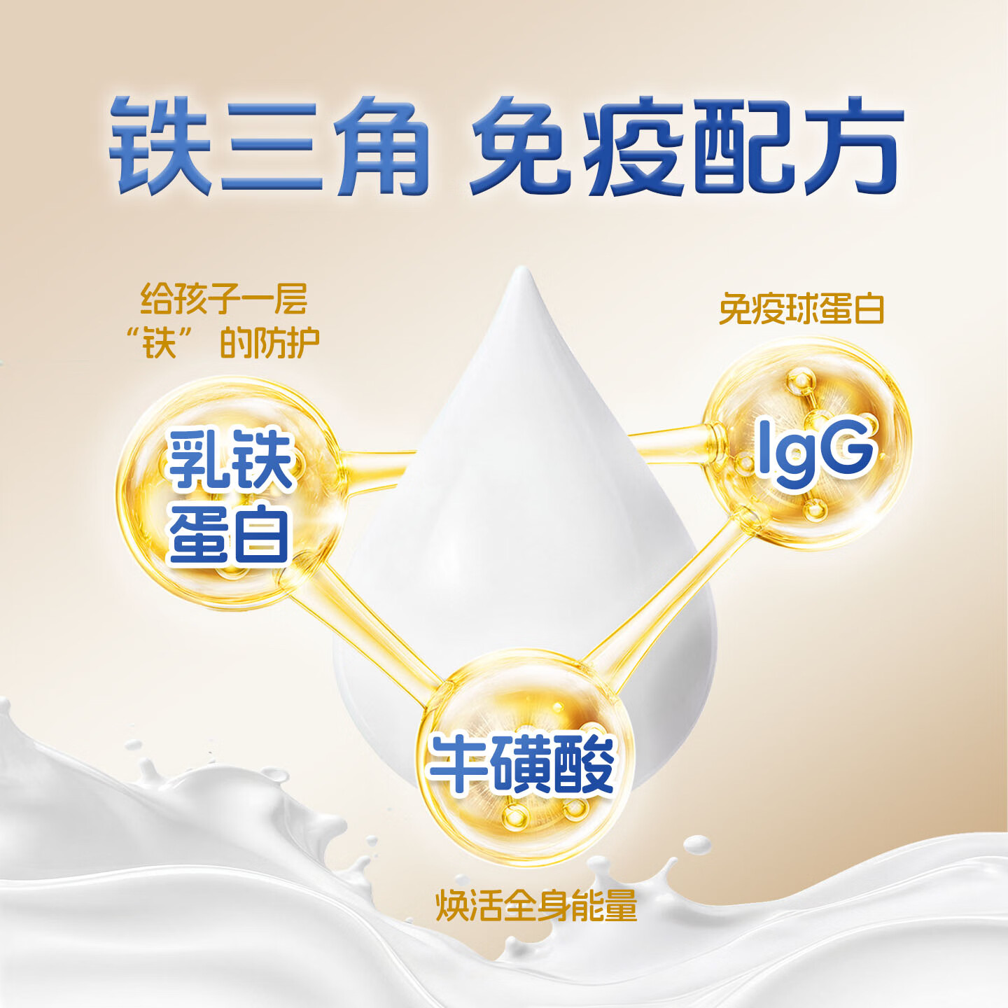 君宝康【配方升级】乳铁蛋白 60条装 120g 含燕窝酸免疫球蛋白营养儿童 【实惠首选】 60袋*3罐 加赠1罐，实发4罐