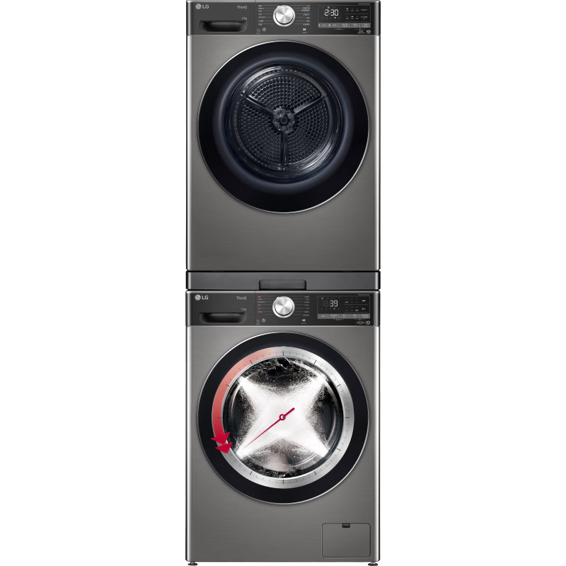 LG/�ֽ� С���� 12kg ϴ����װ FCW12Y4PA+RH10V9PV2WR 7679.04Ԫ(������)