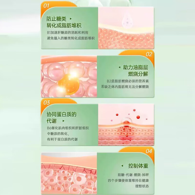 哈贝高发5瓶维生素b族复合片提高多种代谢正品官方旗舰店非减脂c 【1瓶装】体验代谢改变 贵在运费不推荐