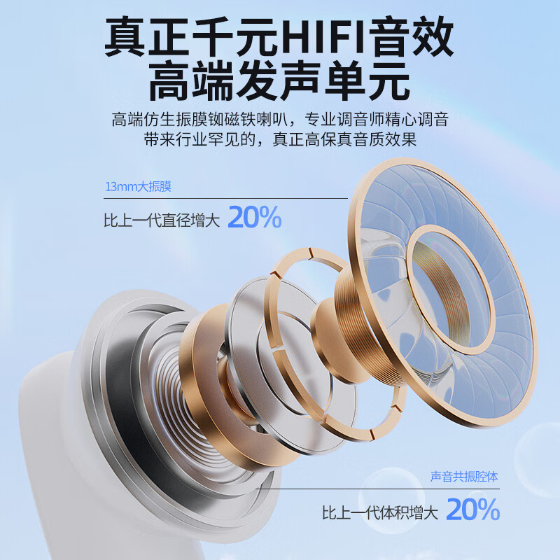 金贝诗100小时续航ENC降噪无线 线蓝牙耳机运动2025款适用苹 和平精英/王者荣耀无畏契约三角
