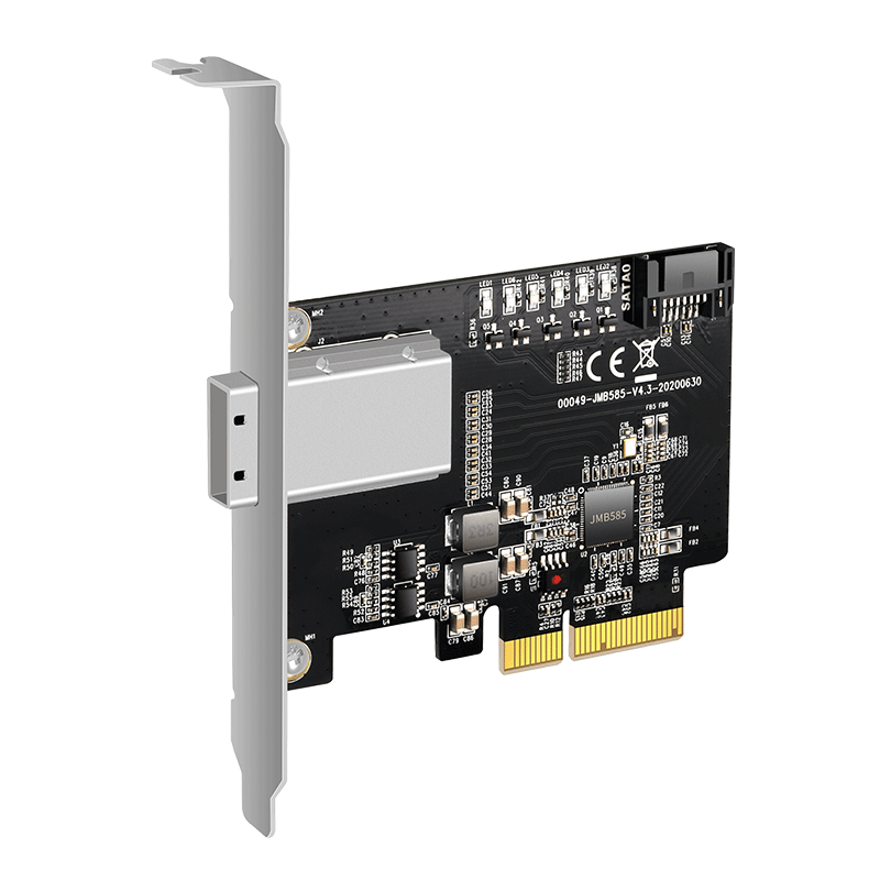 麥沃（MAIWO） KT049 PCIe轉(zhuǎn)SAS卡 適用MiniSAS-SFF8088接口陣列卡6Gbps傳輸 電腦機(jī)箱x4x8x16擴(kuò)展卡單接口