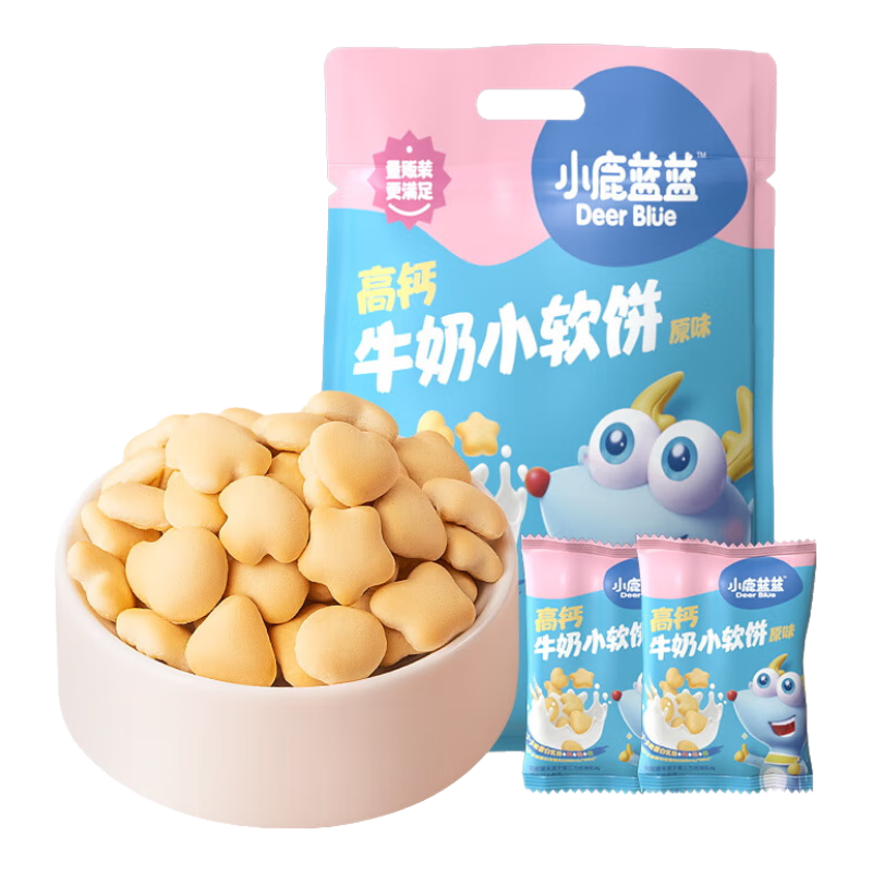小鹿蓝蓝 33包高钙小软饼 14.9元(需领券)
