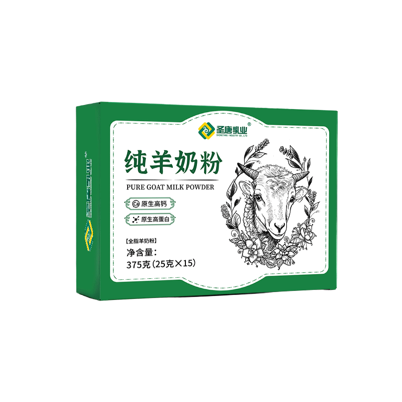 圣唐乳業(yè)成人羊奶粉全脂中老年羊初乳高鈣高蛋白純羊奶營(yíng)養(yǎng)品375g 圣唐乳業(yè)純羊奶粉375g*1盒
