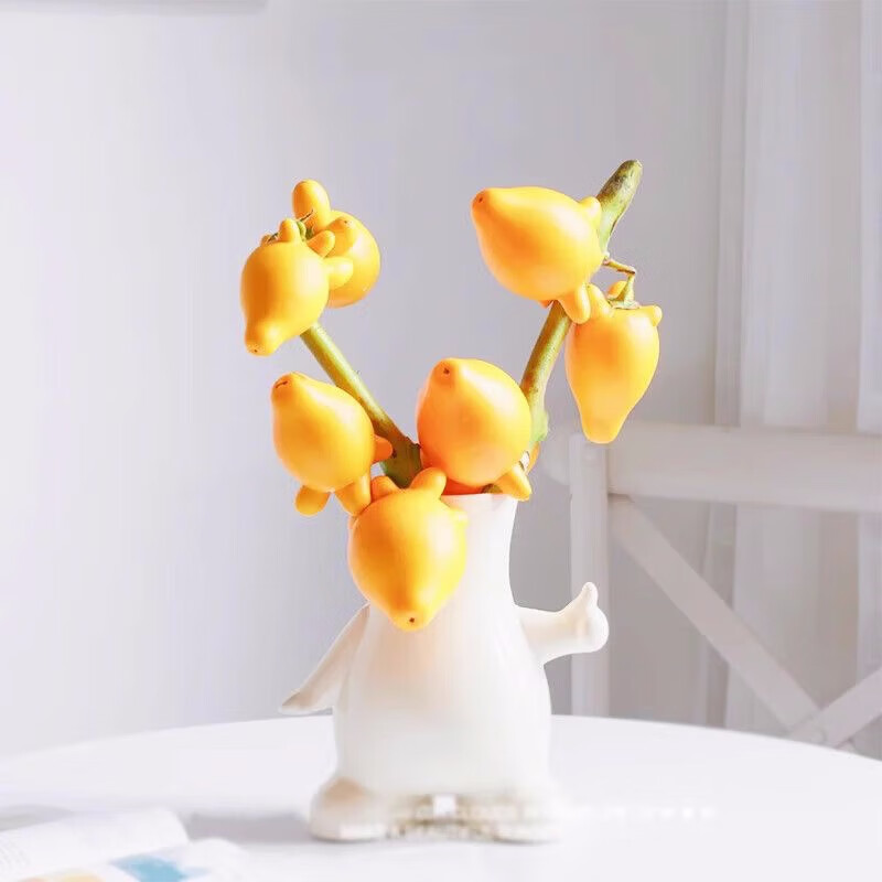 泰西丝五代同堂果福禄果五代同堂黄金果长寿果鲜切花插花年宵鲜花卉 鲜切五代果1枝【70-80cm】不含瓶