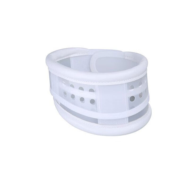 通用颈托医用夏天用薄款护颈颈托夏天医用颈托护颈椎夏季固定家用透气 白色-S