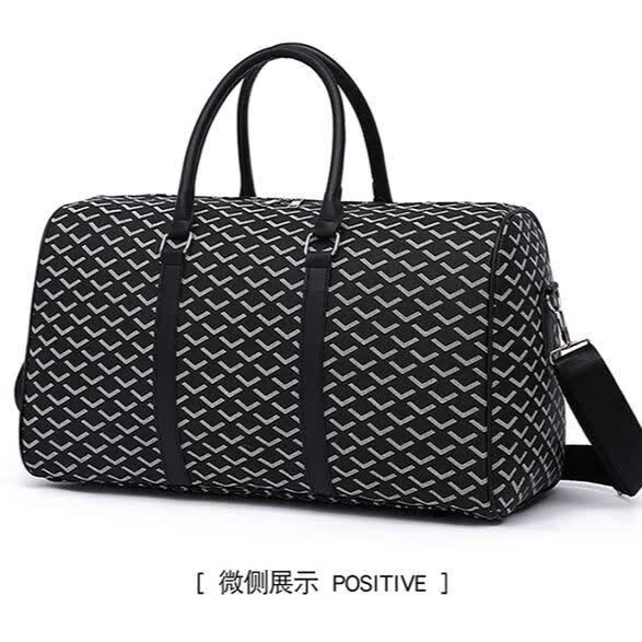 DRYWORLD新款女神节旅行包手提出差高级行李包时尚单肩男女手提包 黑色