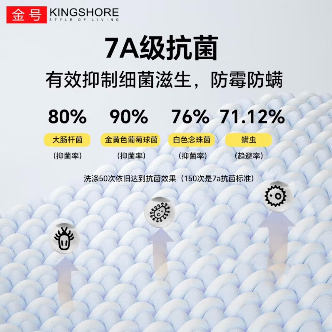 金号毛巾纯棉100抗菌7a家用新疆棉男士洗脸洗澡亲肤吸水 紫色+棕色（7a抗菌）【72*34.5/100g】1953/ 2条