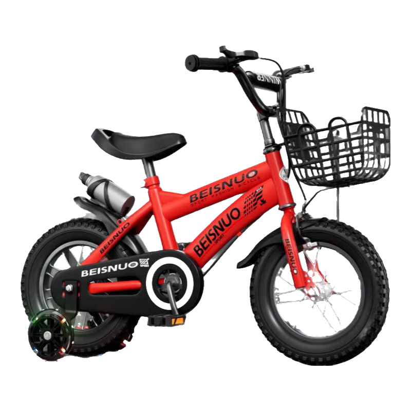 【京東物流】?jī)和孕熊?2-14-18寸童車3-5-8歲男女孩腳踏單車 14寸 高配運(yùn)動(dòng)中國(guó)紅