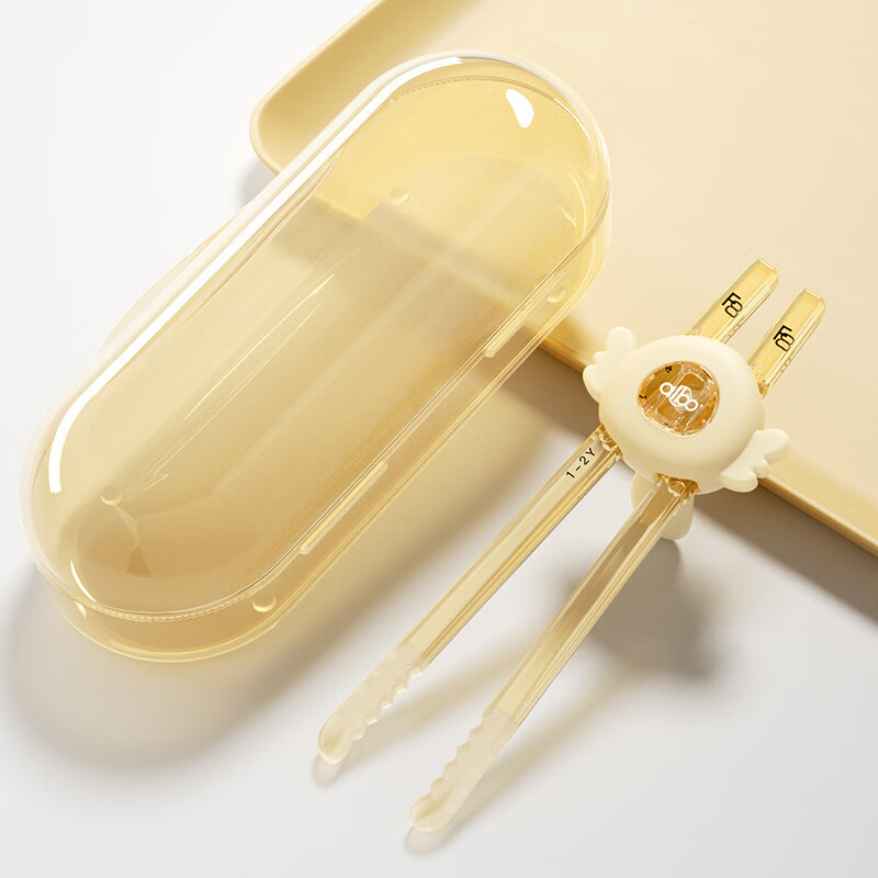 albo兒童筷子ppsu訓(xùn)練筷嬰幼兒專用學(xué)習(xí)筷寶寶餐具輔助器2-3-6歲 PPSU學(xué)食筷【3檔可調(diào)】