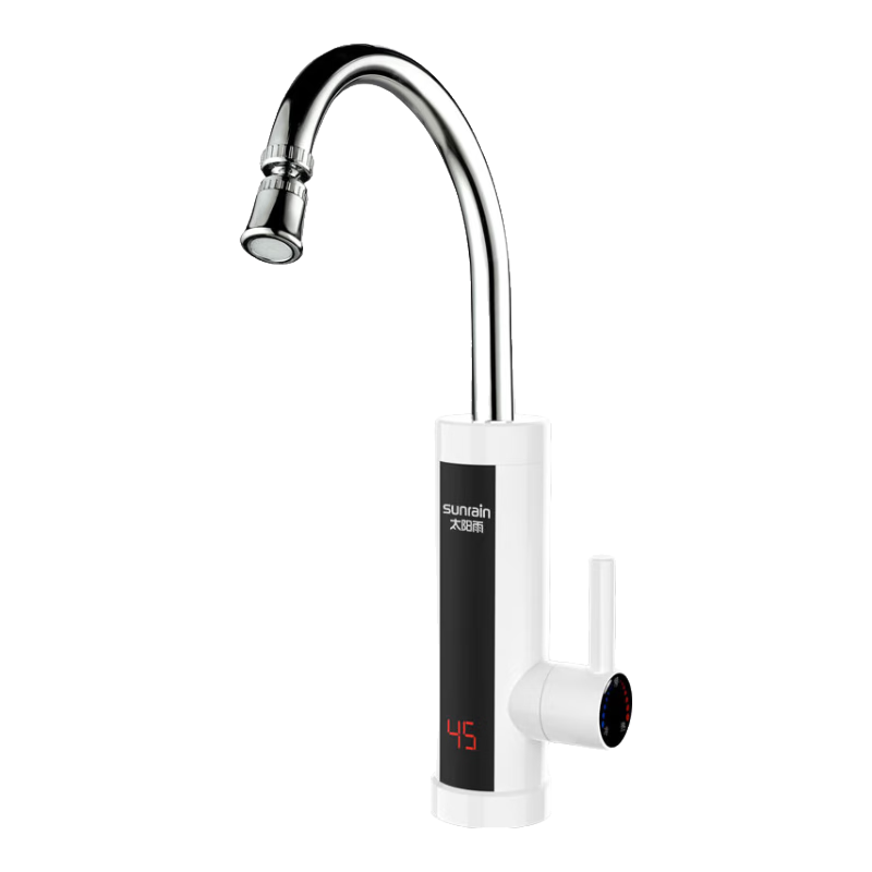 太阳雨(sunrain)电热水龙头小厨宝速热即热式加热器热水宝冷热水两用厨房卫生间家用热水器白色赠漏保