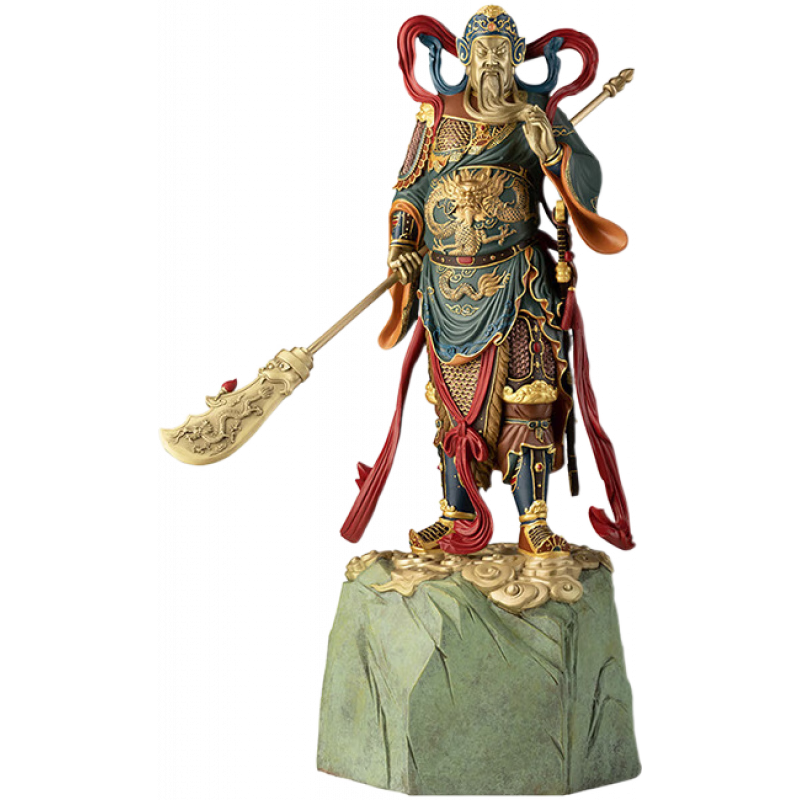 銅師傅銅擺件《乾坤正氣》家居銅工藝品 關(guān)公客廳落地裝飾品 干坤正氣