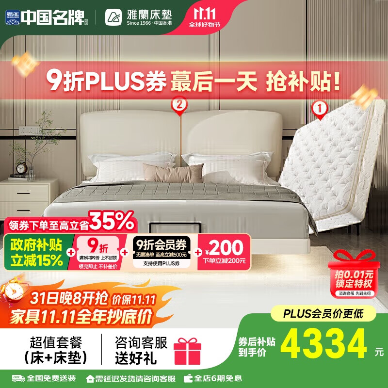 ���������˫�˴�����ʽ������������Ӧ��Ƥ�� ����+��С�� 1.8*2.0��