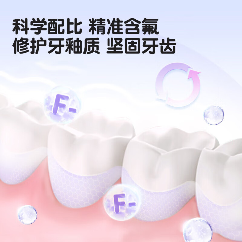 舒客宝贝儿童牙膏抗糖2-3-6-12岁防蛀含氟牙龋齿郭晶晶推荐正品保证 草莓香牙膏60g*1