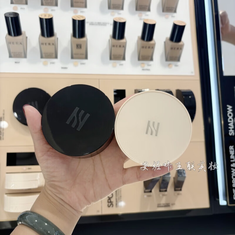 赫妍赫妍氣墊bb霜黑珍珠黑金經(jīng)典款遮瑕持久控油保濕提亮新品 黑金啞光17N1#(正裝+替換芯)