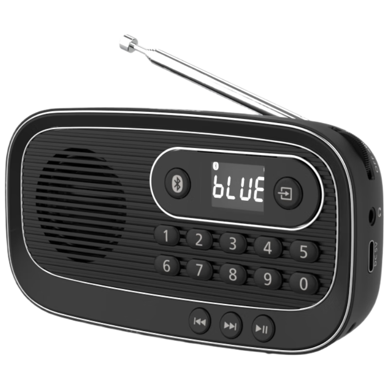 飛利浦（PHILIPS）便攜多功能收音機(jī)藍(lán)牙音箱 FM調(diào)頻TF卡播放數(shù)字選曲 老人戶外陪伴半導(dǎo)體新聞評(píng)書音箱 TAR1100