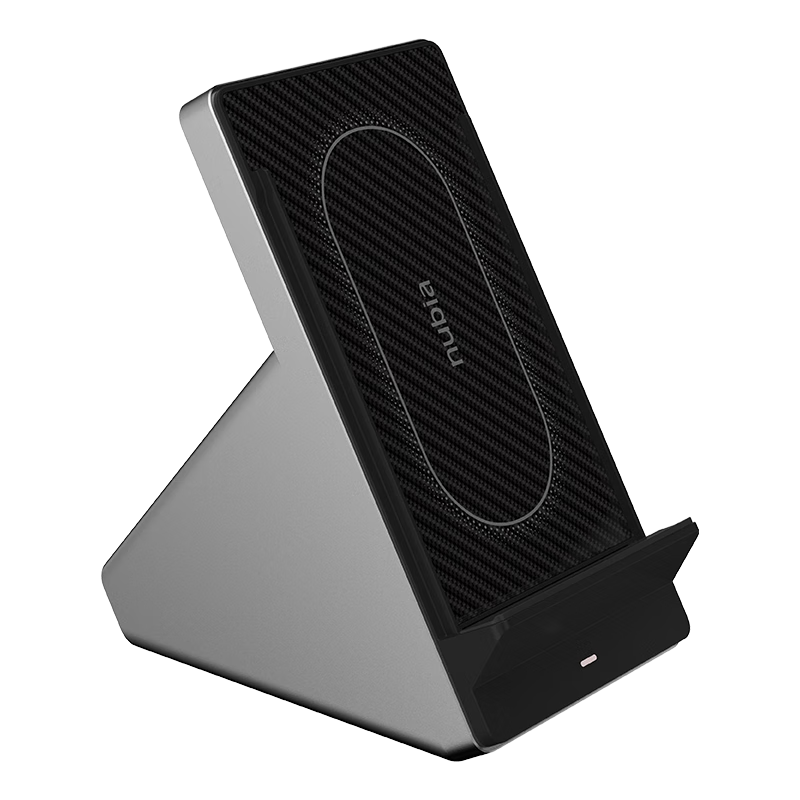 努比亞（nubia） 80W快充 手機(jī)無(wú)線充電器 立式無(wú)線底座 自適應(yīng)風(fēng)冷散熱 適配華為/小米/紅魔 適配努比亞Z80Ultra