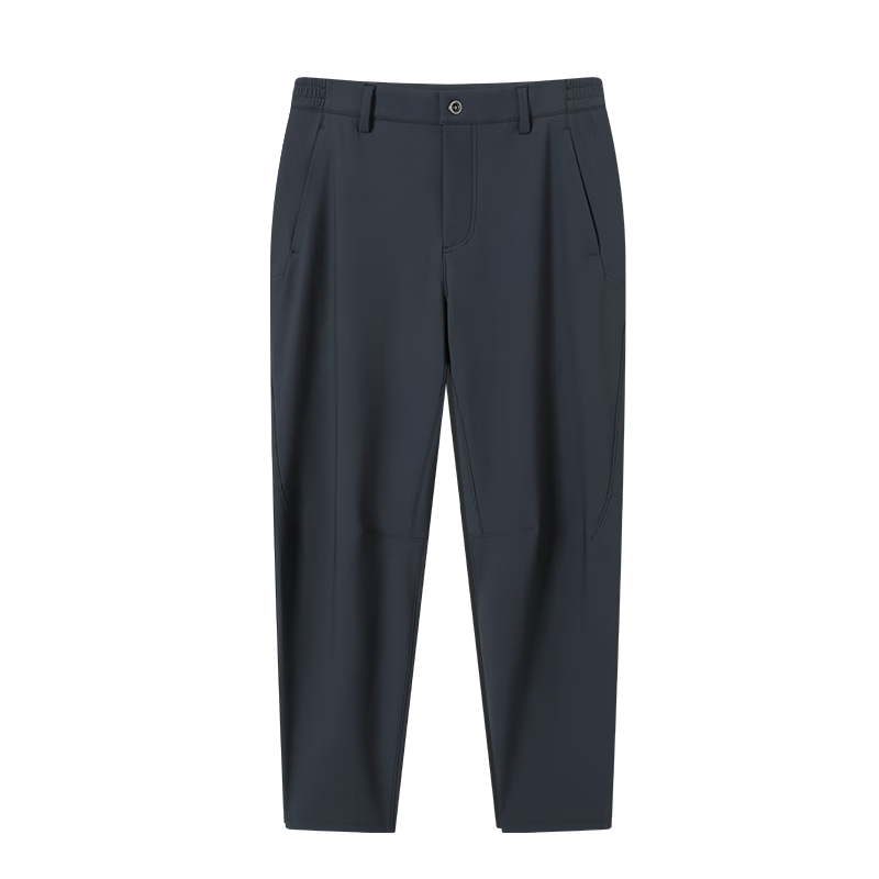 京东京造【四面弹】休闲裤男高尔夫弹力裤男士冬季加绒运动长裤 藏青色XL