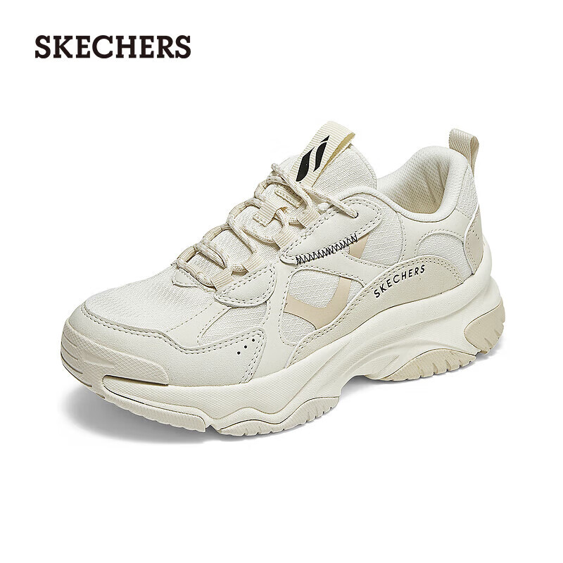 斯凯奇（Skechers）女鞋城市户外风绑带时尚运动鞋177600 自然色/NAT 39