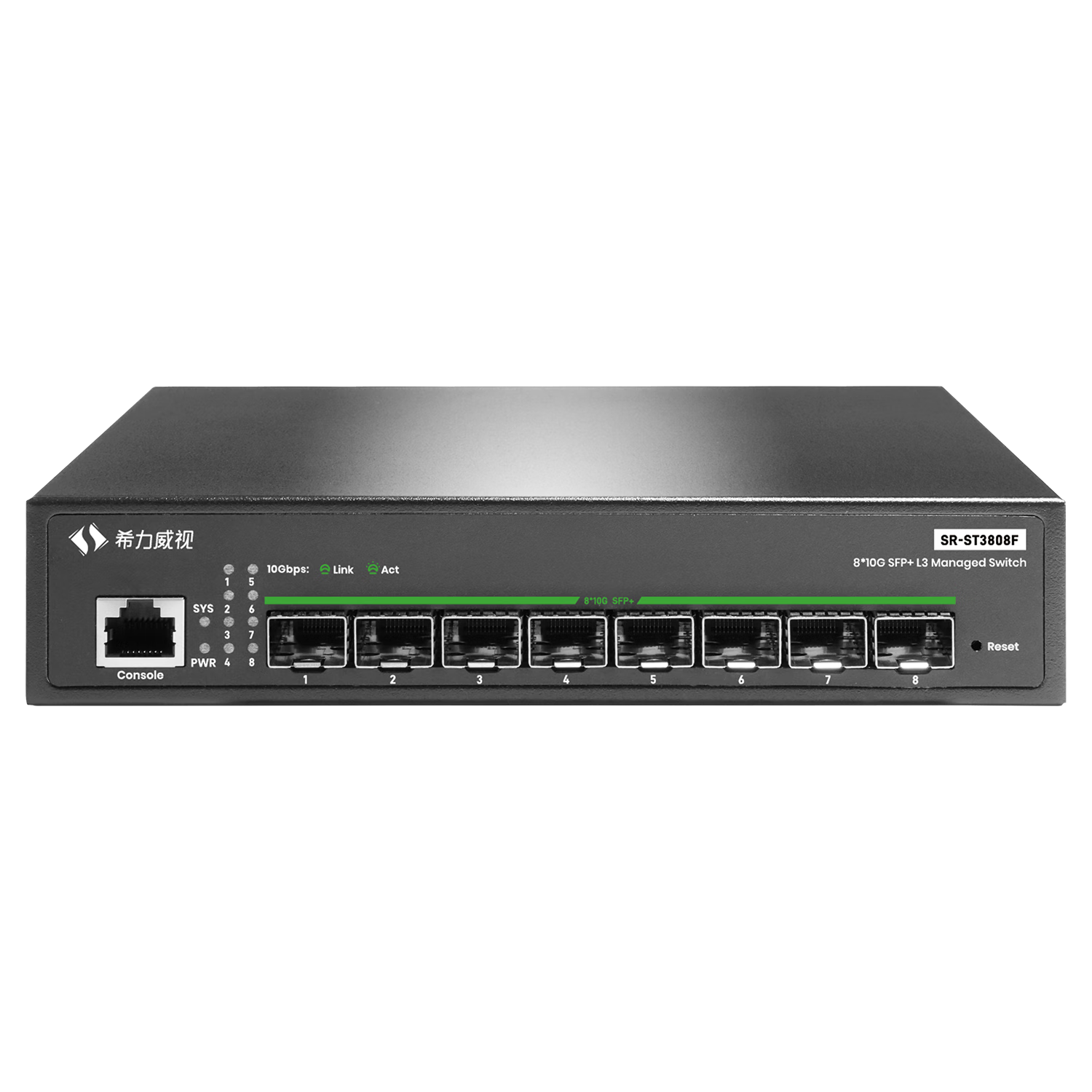 ϣ������ 8��ȫ���׹�ڽ����� SR-ST3808F ������� VLAN��·�ۺ� 10G����