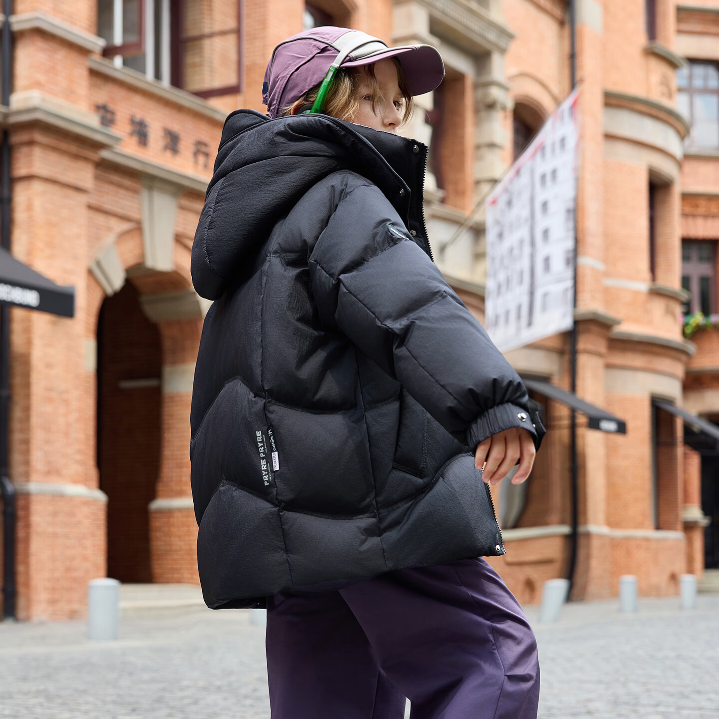 ABC KAIA童装儿童羽绒服中长款加厚男童2025新款90白鸭绒极寒保暖冬装外套 蓝色 160